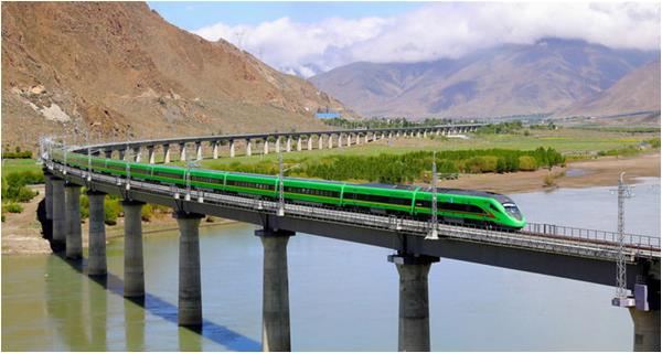 最美天路通車(chē)，鋼軌托起“復(fù)興號(hào)”開(kāi)上了世界屋脊！